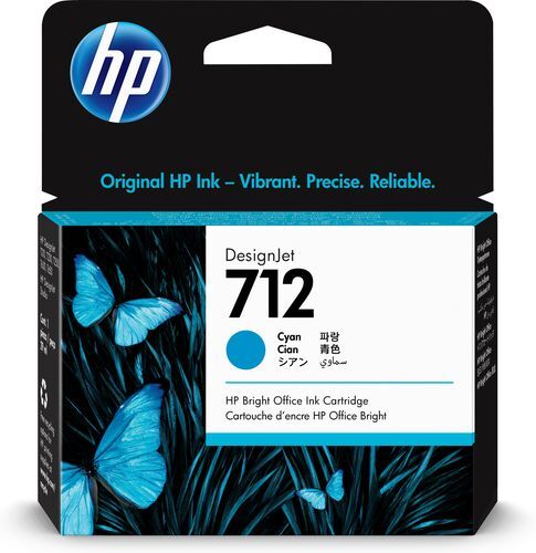 HP 712 ciánkék patron (3ED67A) eredeti