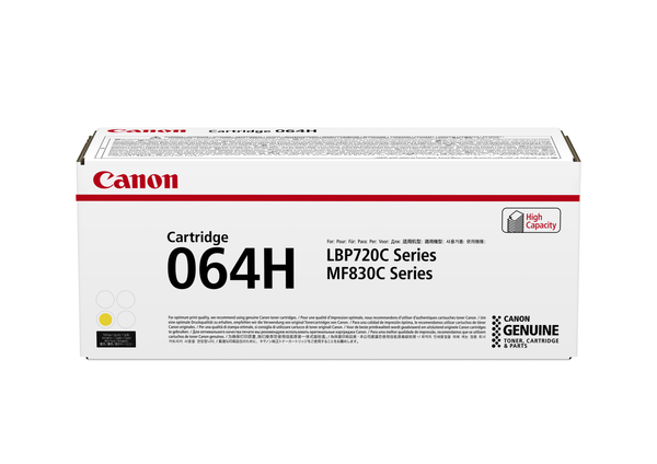 Canon 064H nagy kapacitású sárga toner (4932C001) eredeti