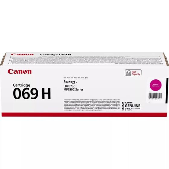 Canon 069H nagy kapacitású magenta toner (5096C002) eredeti