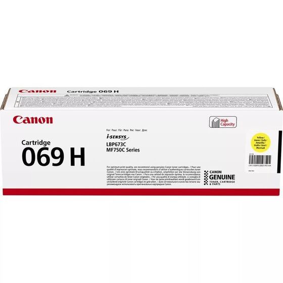 Canon 069H nagy kapacitású sárga toner (5095C002) eredeti
