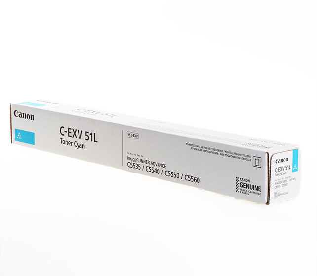 Canon C-EXV51L kis kapacitású ciánkék toner (0485C002) eredeti