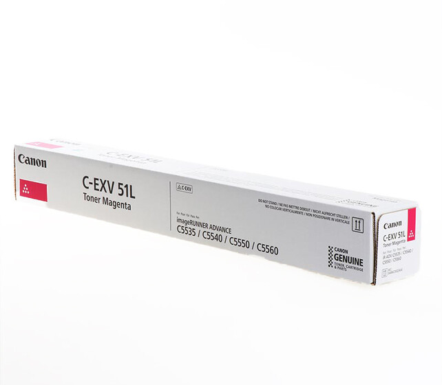 Canon C-EXV51L kis kapacitású magenta toner (0486C002) eredeti