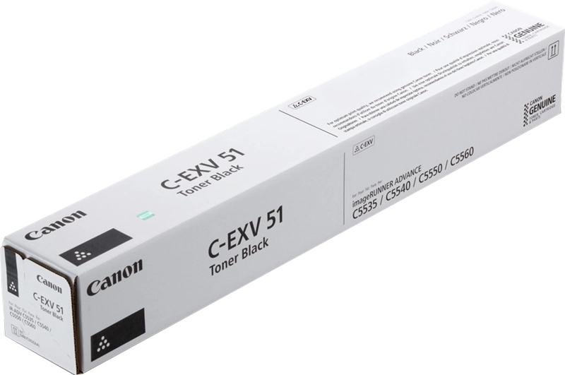 Canon C-EXV51 fekete toner (0481C002) eredeti