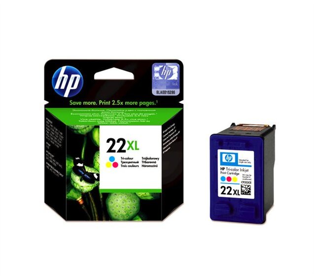 HP 22XL nagy kapacitású színes patron (C9352CE) eredeti
