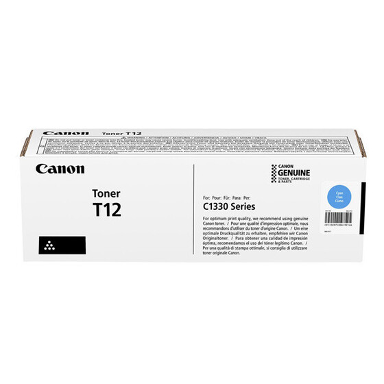Canon T12 ciánkék toner (5097C006) eredeti
