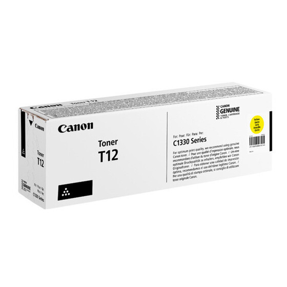Canon T12 sárga toner (5095C006) eredeti