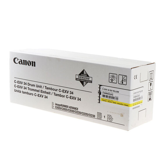 Canon C-EXV34 sárga dob (3789B003) eredeti