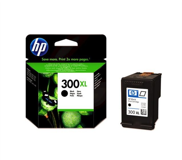 HP 300XL nagy kapacitású fekete patron (CC641EE) eredeti