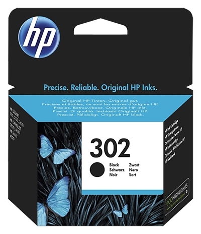HP 302 fekete patron (F6U66AE) eredeti