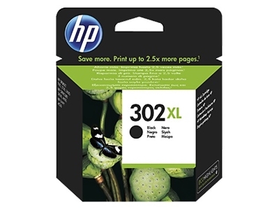 HP 302XL nagy kapacitású fekete patron (F6U68AE) eredeti