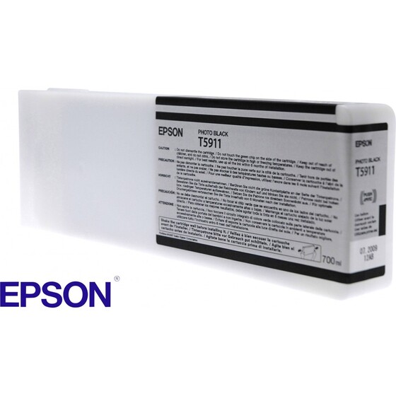 Eredeti Epson T5911 foto fekete patron