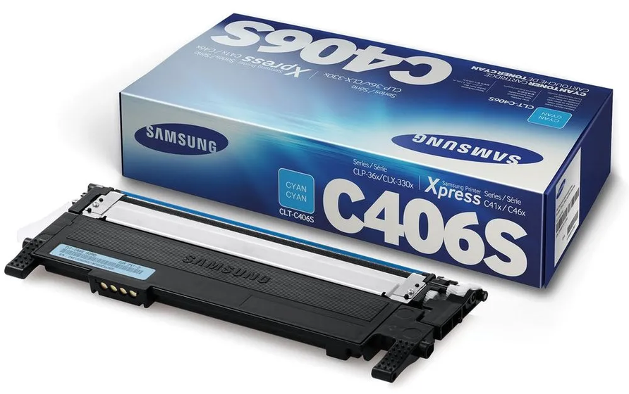 Eredeti Samsung CLT-C406S ciánkék toner