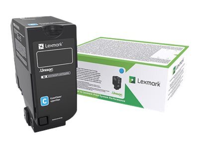 Eredeti Lexmark 84C2HCE nagy kapacitású ciánkék toner
