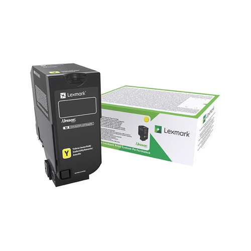 Eredeti Lexmark 84C2HYE nagy kapacitású sárga toner