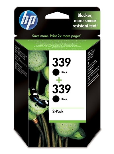 HP 339 fekete patron, dupla csomag (C9504EE) eredeti