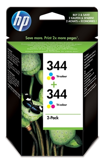 HP 344 színes patron, dupla csomag (C9505EE) eredeti