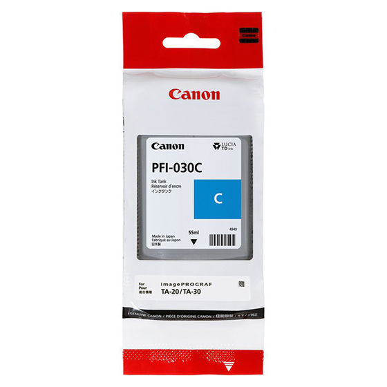 Canon PFI-030C ciánkék patron (3490C001) eredeti