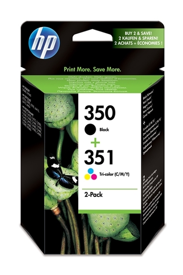 HP 350 / 351 multipack, fekete és színes patron (SD412EE) eredeti