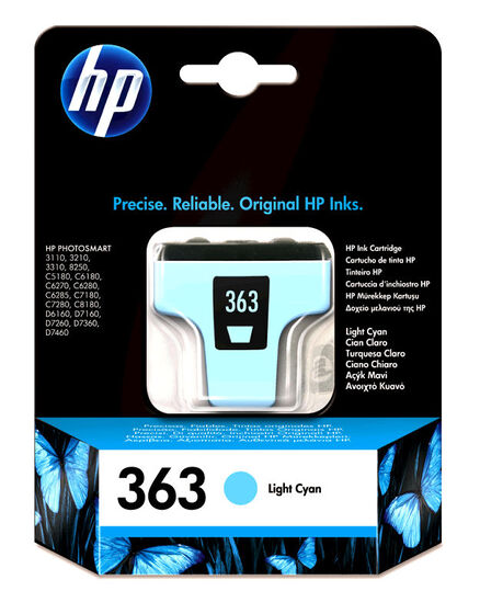 HP 363 világos ciánkék patron (C8774EE) eredeti