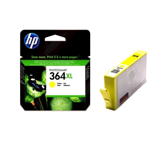 HP 364XL nagy kapacitású sárga patron (CB325EE) eredeti