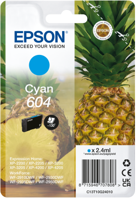 Epson 604 ciánkék patron (2,4ml)