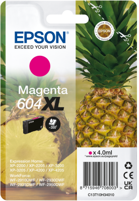 Epson 604XL nagy kapacitású magenta patron (4ml)