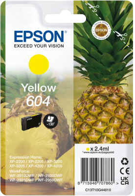 Epson 604 sárga patron (2,4ml)