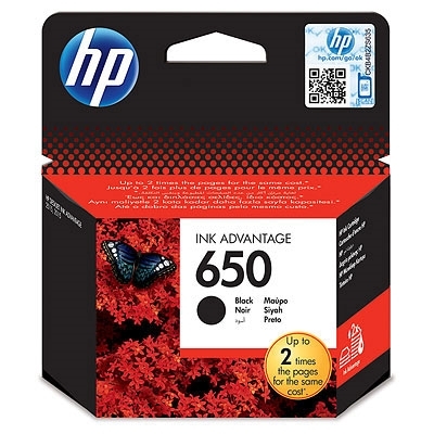 HP 650 fekete patron (CZ101AE) eredeti