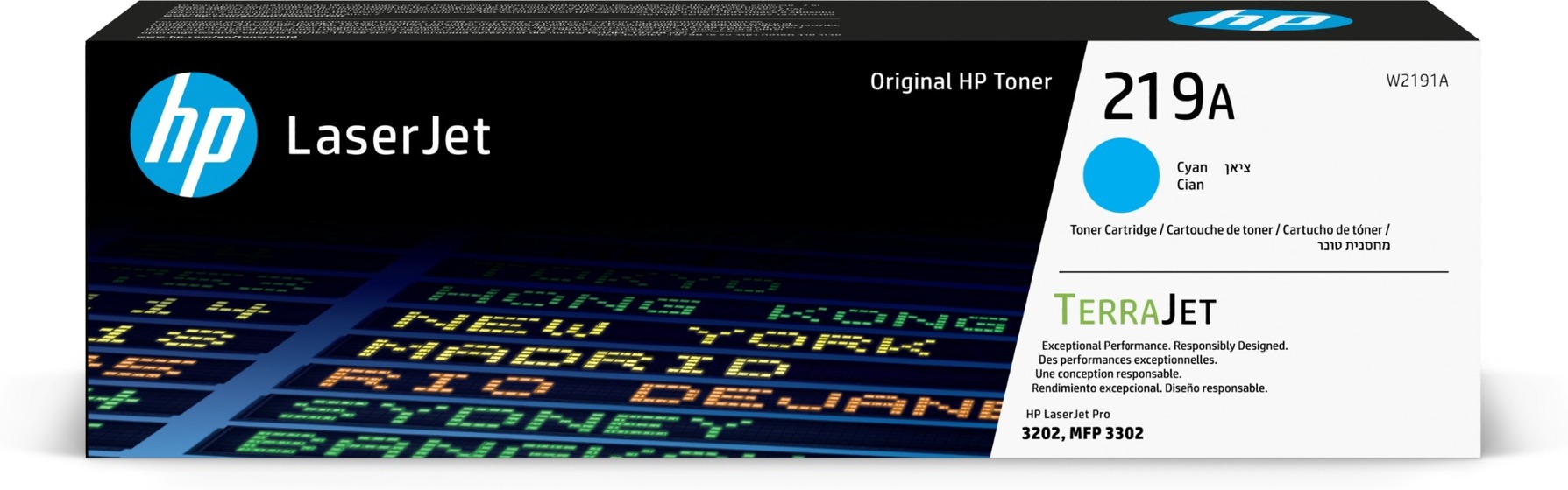 HP 219A ciánkék toner (W2191A) eredeti
