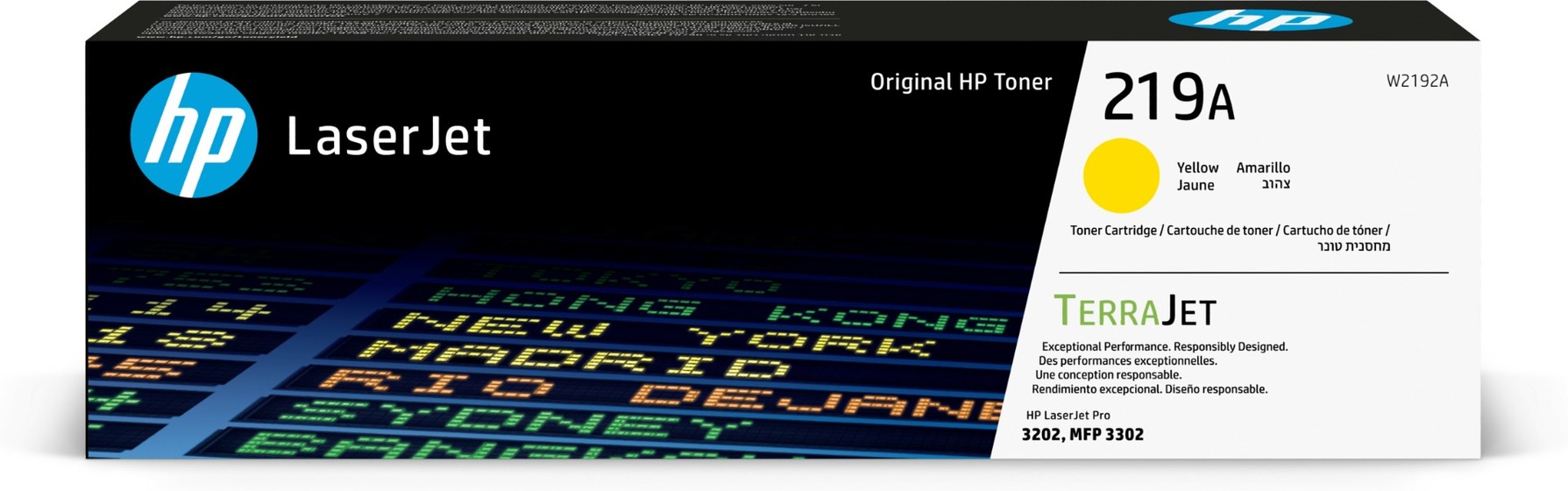HP 219A sárga toner (W2192A) eredeti
