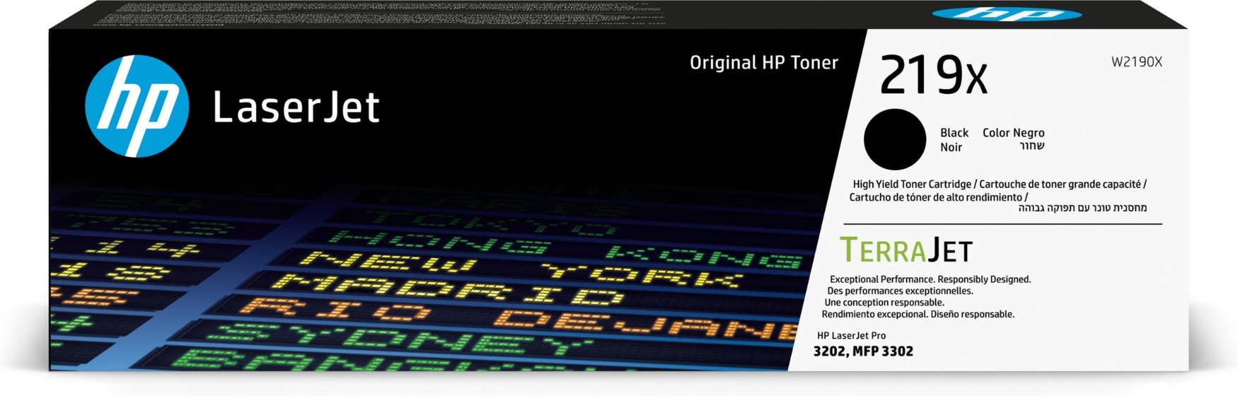 HP 219X nagy kapacitású fekete toner (W2190X) eredeti