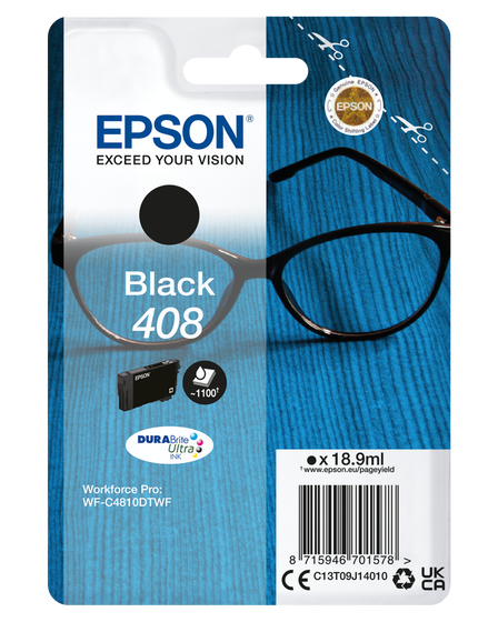 Epson 408 (T09J1) fekete tintapatron