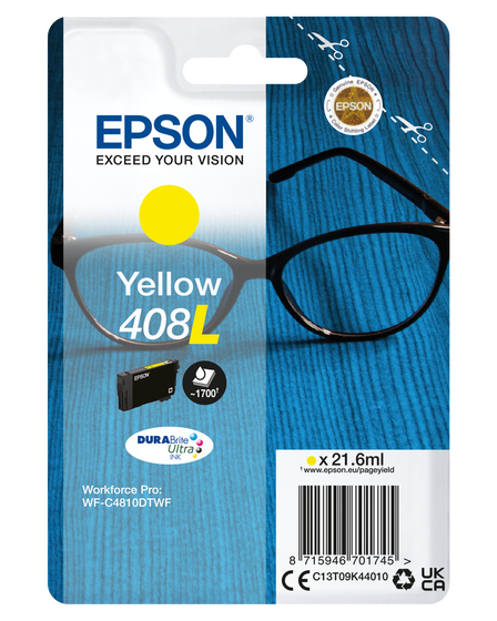 Epson 408L (T09K4) nagy kapacitású sárga tintapatron