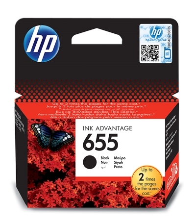 HP 655 fekete patron (CZ109AE) eredeti