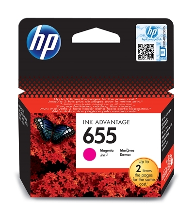 HP 655 magenta patron (CZ111AE) eredeti