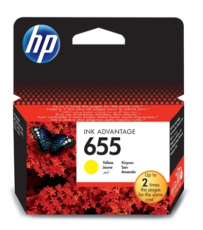 HP 655 sárga patron (CZ112AE) eredeti