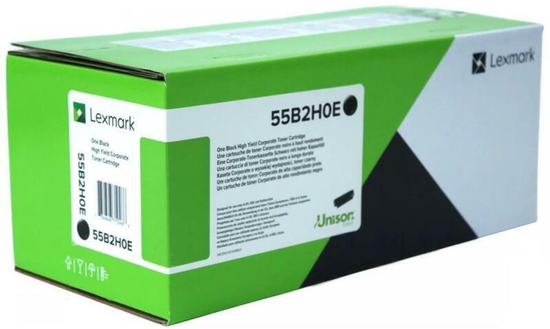Eredeti Lexmark 55B2H0E nagy kapacitású fekete toner