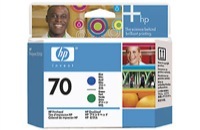 HP 70 kék és zöld nyomtatófej (C9408A) eredeti