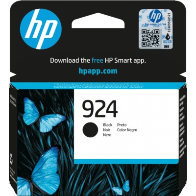 HP 924 fekete patron (4K0U6NE) eredeti
