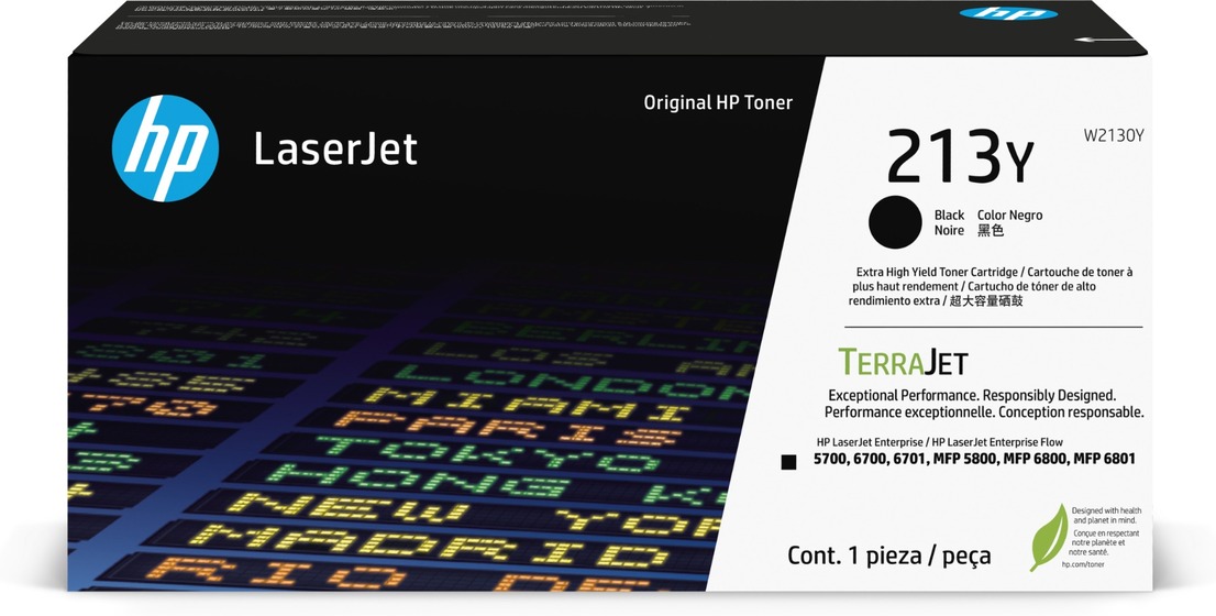 HP 213Y extra nagy kapacitású fekete toner (W2130Y) eredeti