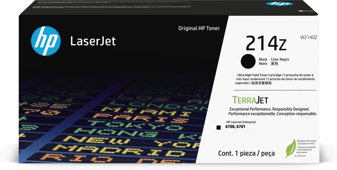 HP 214Z ultra nagy kapacitású fekete toner (W2140Z) eredeti