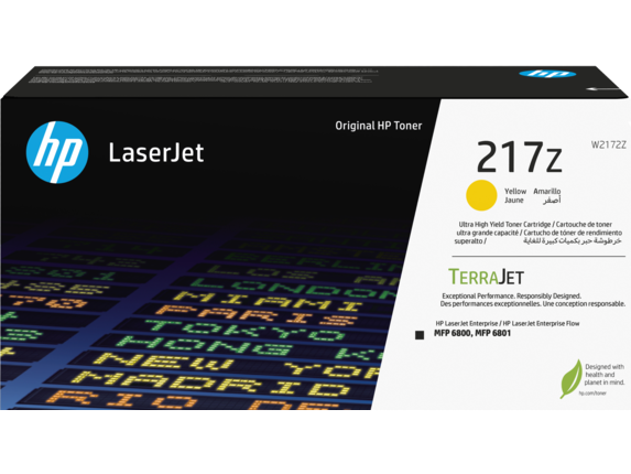 HP 217Z ultra nagy kapacitású sárga toner (W2172Z) eredeti