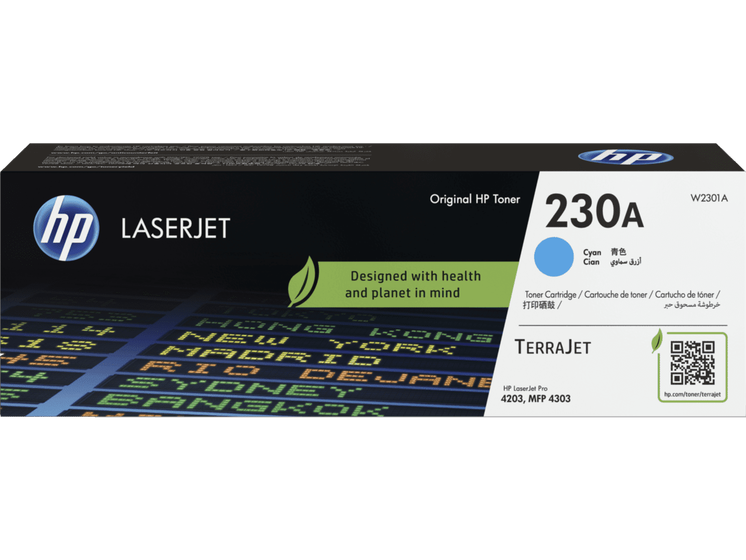 HP 230A ciánkék toner (W2301A) eredeti
