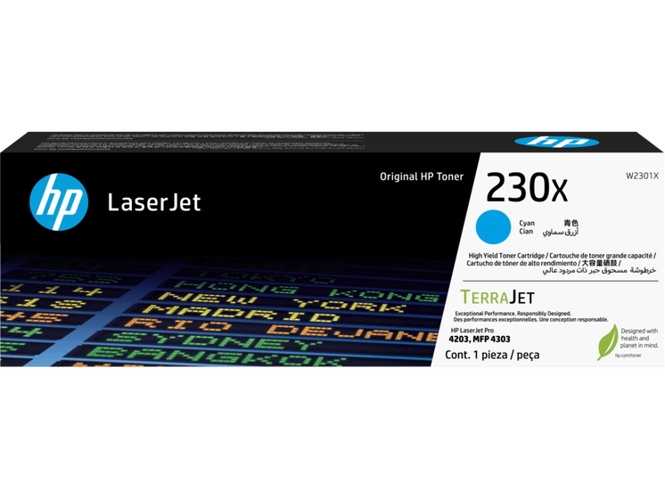 HP 230X nagy kapacitású ciánkék toner (W2301X) eredeti