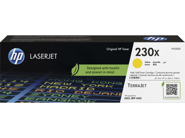 HP 230X nagy kapacitású sárga toner (W2302X) eredeti
