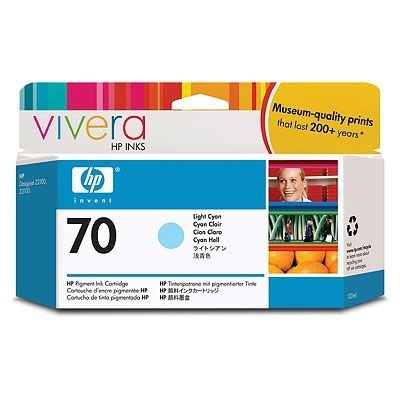 HP 70 világos ciánkék patron (C9390A) eredeti