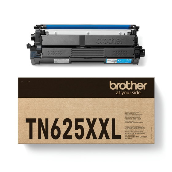 Brother TN-625XXL extra nagy kapacitású ciánkék toner (TN-625XXLC) eredeti