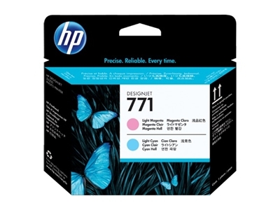 HP 711 világos magenta és világos ciánkék nyomtatófej (CE019 eredeti