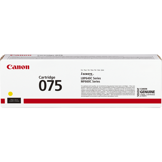 Canon 075 sárga toner (6362C002) eredeti