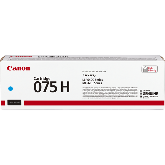 Canon 075H nagy kapacitású ciánkék toner (6368C002) eredeti